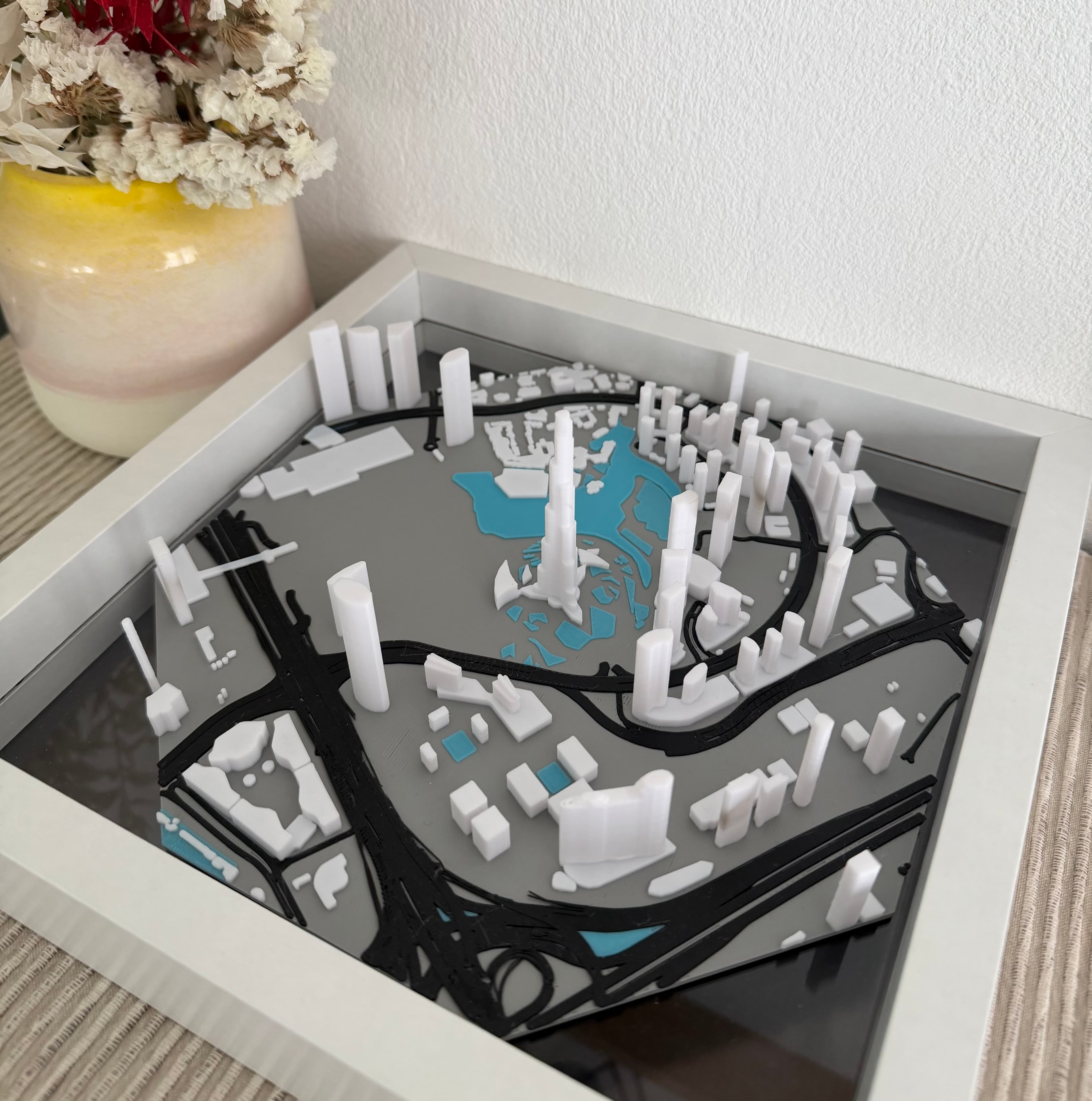 City selection 3D map example
